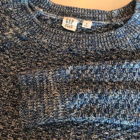 GAP FOR GOOD Women’s Light Blue Marled Knit Pullover Sweater Small - Picture 2 of 10